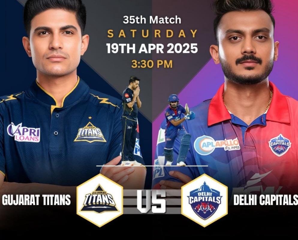 IPL 2025 GT vs DC 35th Match Preview