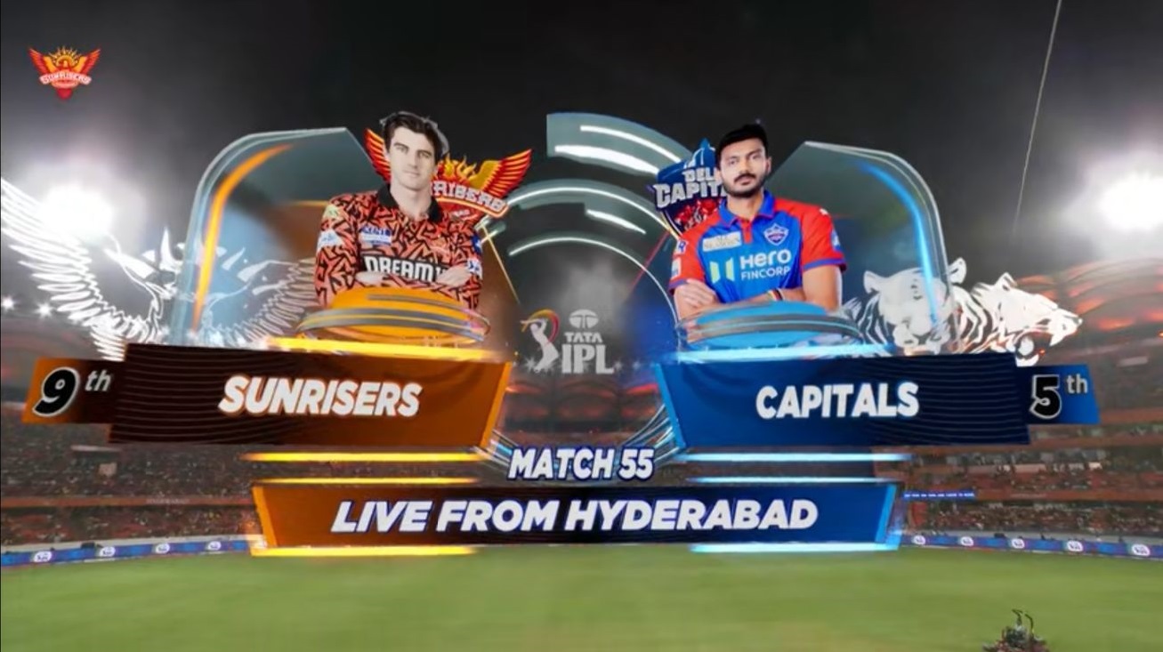 IPL 2025 55th Match Sunrisers Hyderabad vs Delhi Capitals